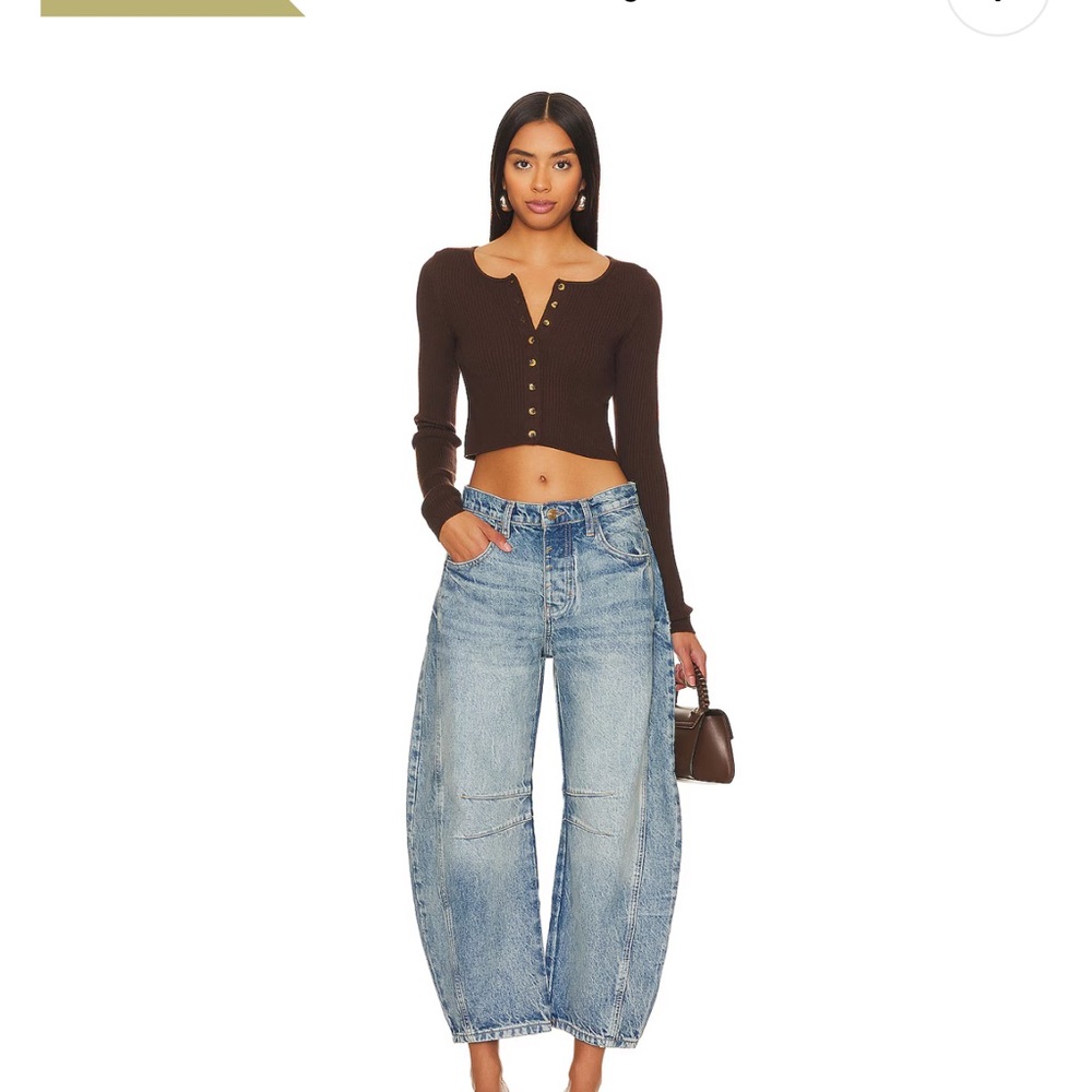 We The Free Blue Flare & Wide Leg Jeans